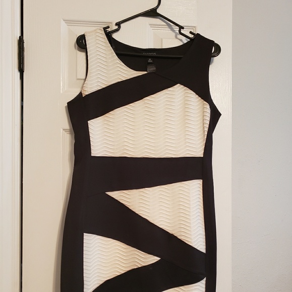 Black and cream dress - Picture 1 of 3